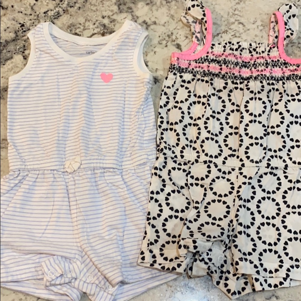 Two rompers